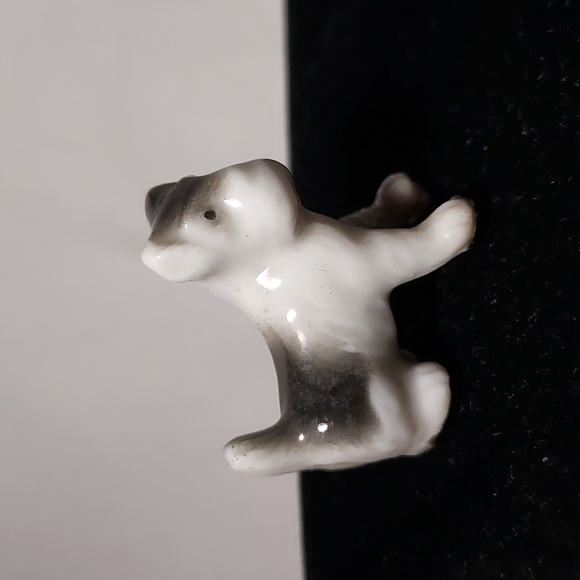 Vintage Scottie Dog Japan Ceramic Figurine Mini - Picture 4 of 6